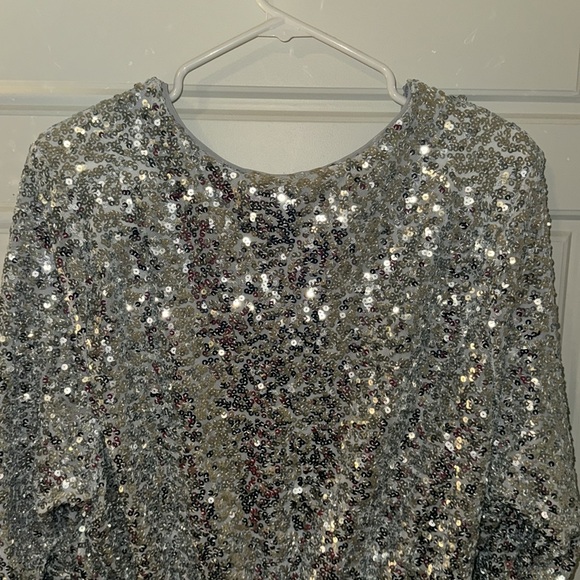 H&M Silver Sequin Dress - Picture 11 of 15
